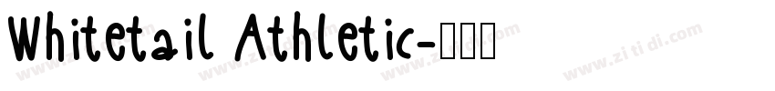 Whitetail Athletic字体转换